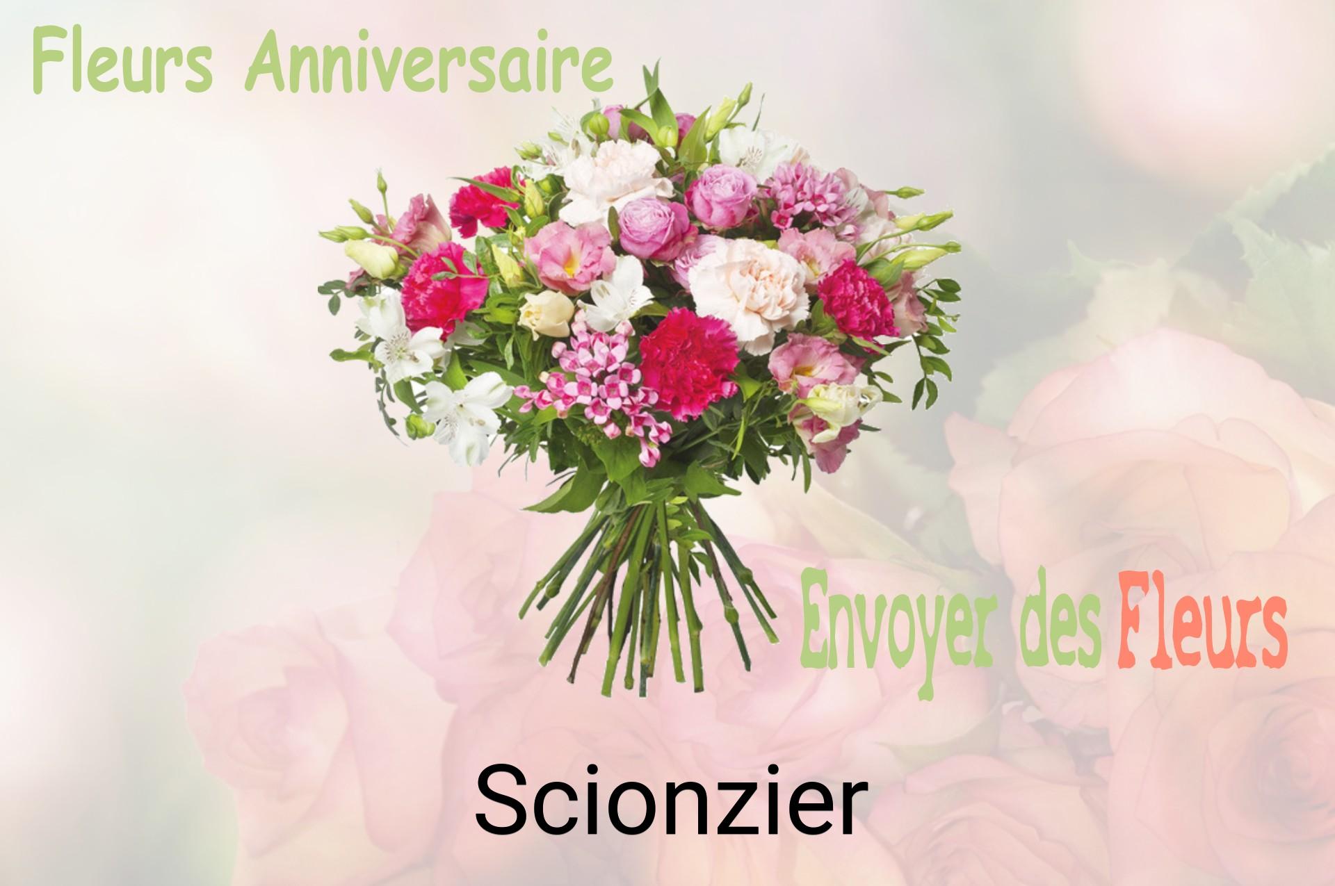 Bouquet de fleurs d’anniversaire livré à Scionzier